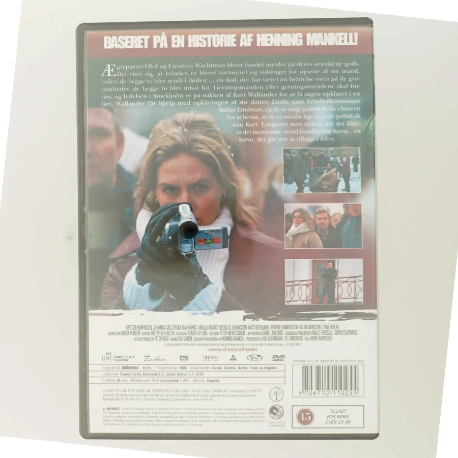 Wallander - Brødrene DVD fra Yellow Bird Films AB