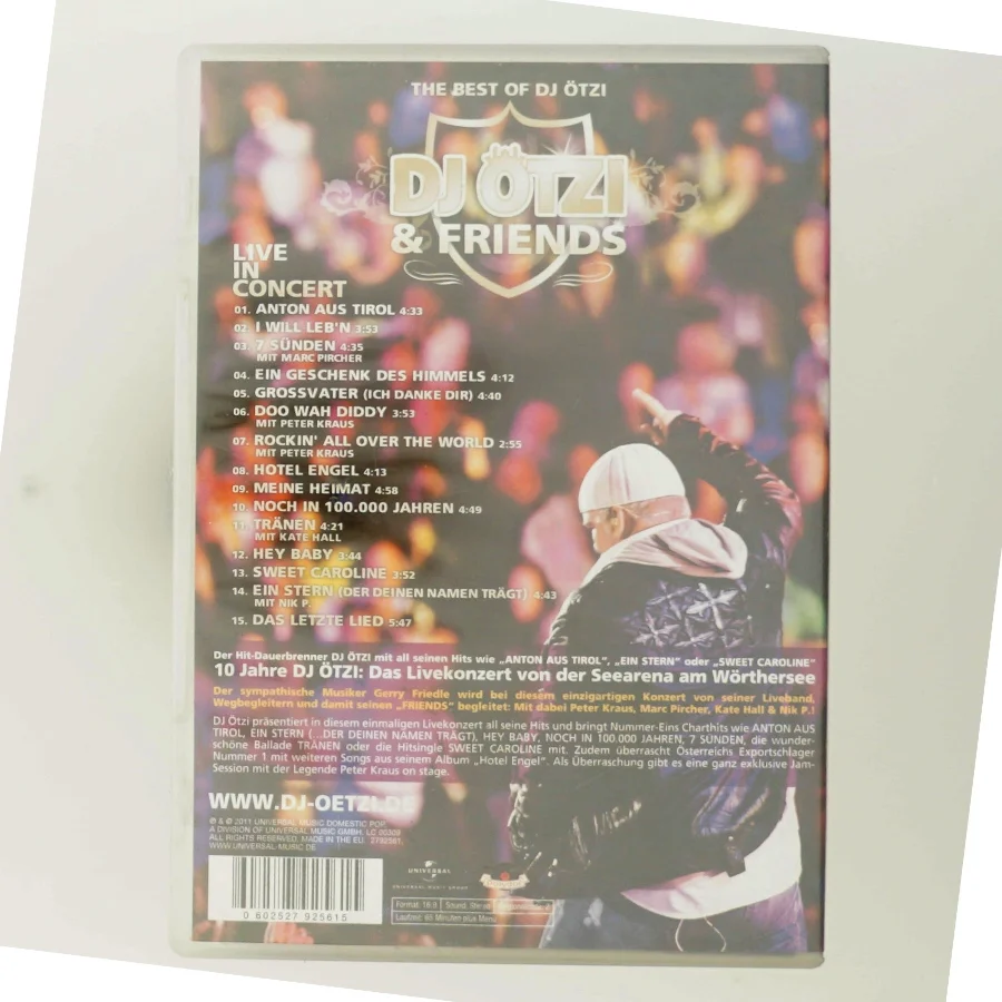 DVD - DJ Ötzi & Friends - Live in Concert