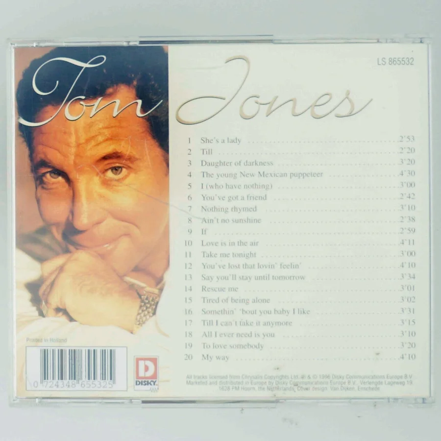 Tom jones - 20 great love songs