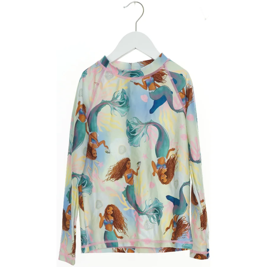 Uv Langærmet bluse med havfrueprint fra H&M (str. 128)