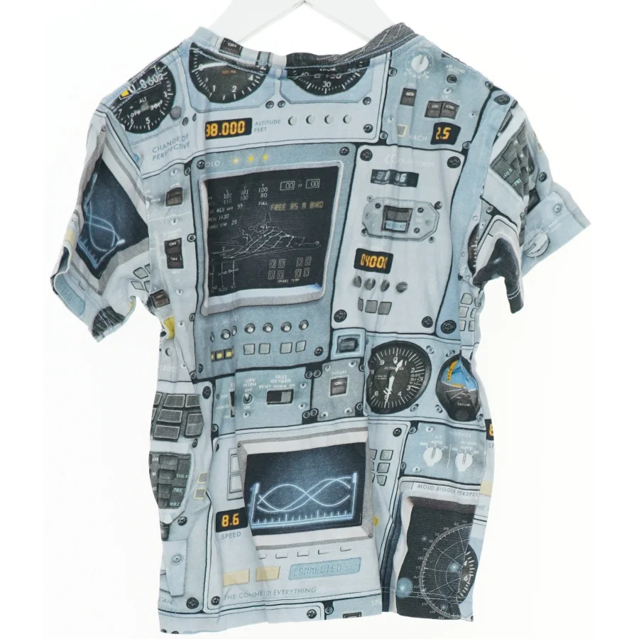 T-shirt med cockpit print fra Molo (str. 98)