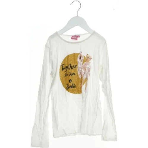 Langærmet Barbie bluse fra Barbie (str. 140)