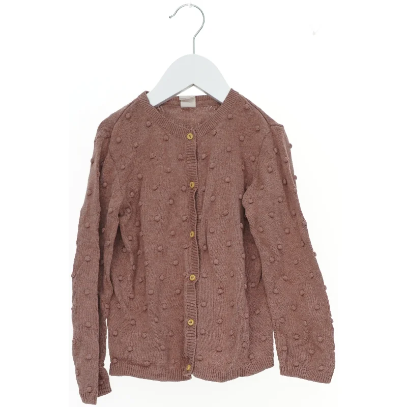 Brun cardigan med knapper fra H&M (str. 104)