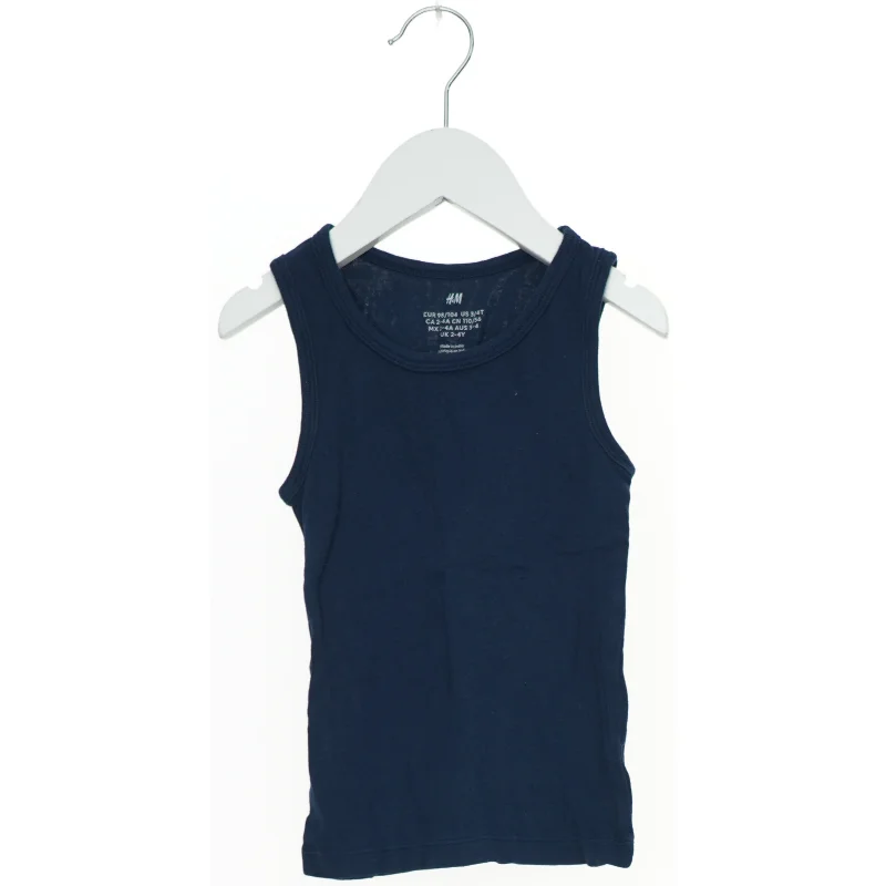Mørkeblå tanktop til børn fra H&M (str. 104)