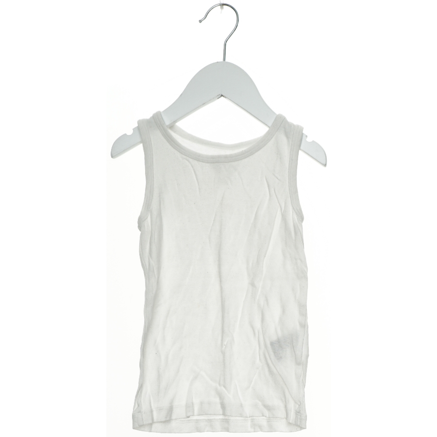 Hvid undertrøje til børn fra H&M (str. 104)