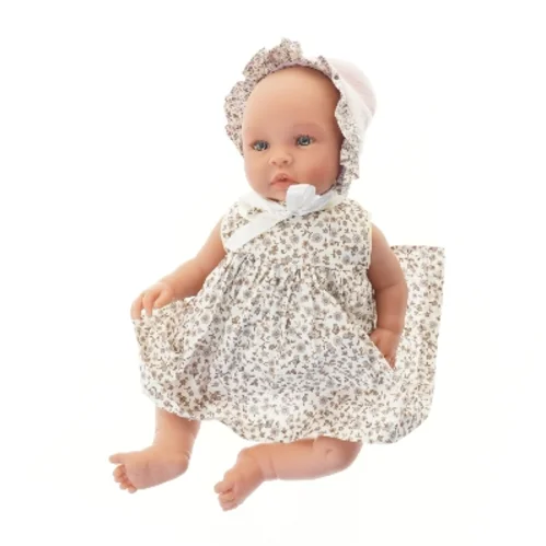 Asi Leonora Babydukke med kjole og hat (str. 45 cm)