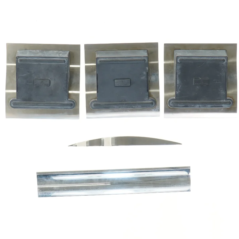 Rustfrit stål vægpaneler fra Georg Jensen (str. 15-30 cm)