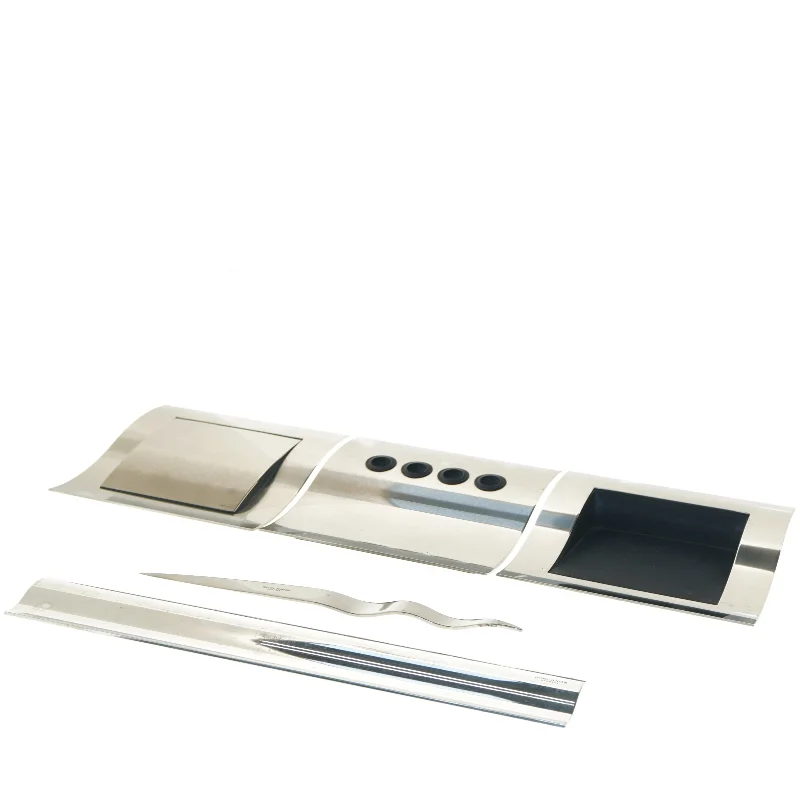 Rustfrit stål vægpaneler fra Georg Jensen (str. 15-30 cm)