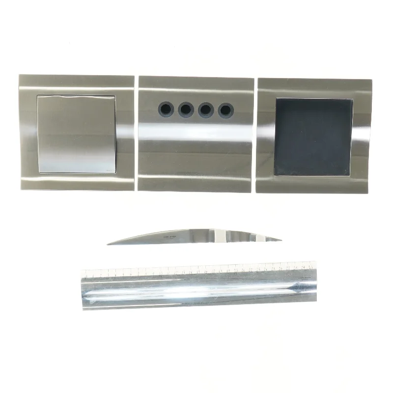 Rustfrit stål vægpaneler fra Georg Jensen (str. 15-30 cm)