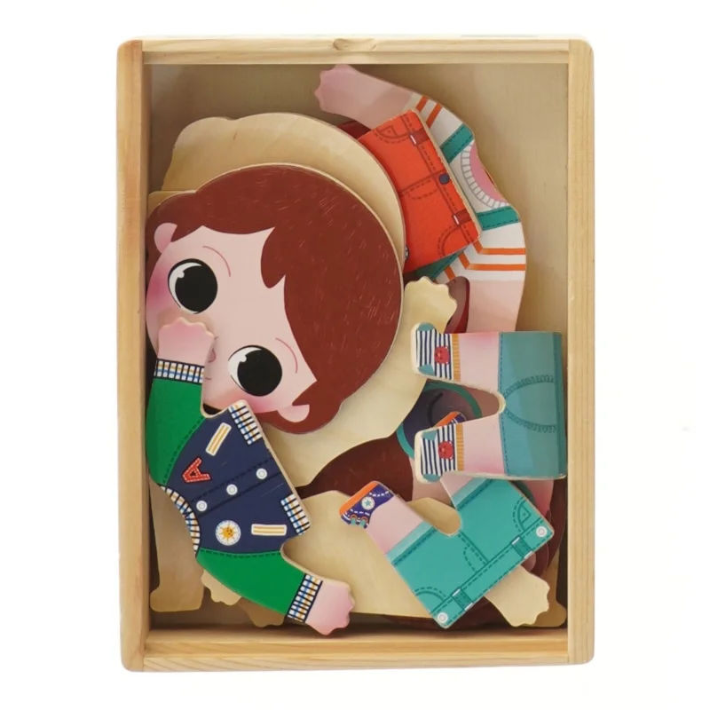  Puslespil fra Vilac (str. 19x14 cm)