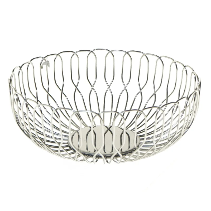 Trådflet kurv fra Georg Jensen (str. Ø 20,5 cm)