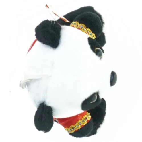 Panda i kinesisk tøj med sugekop (str. 17 cm)