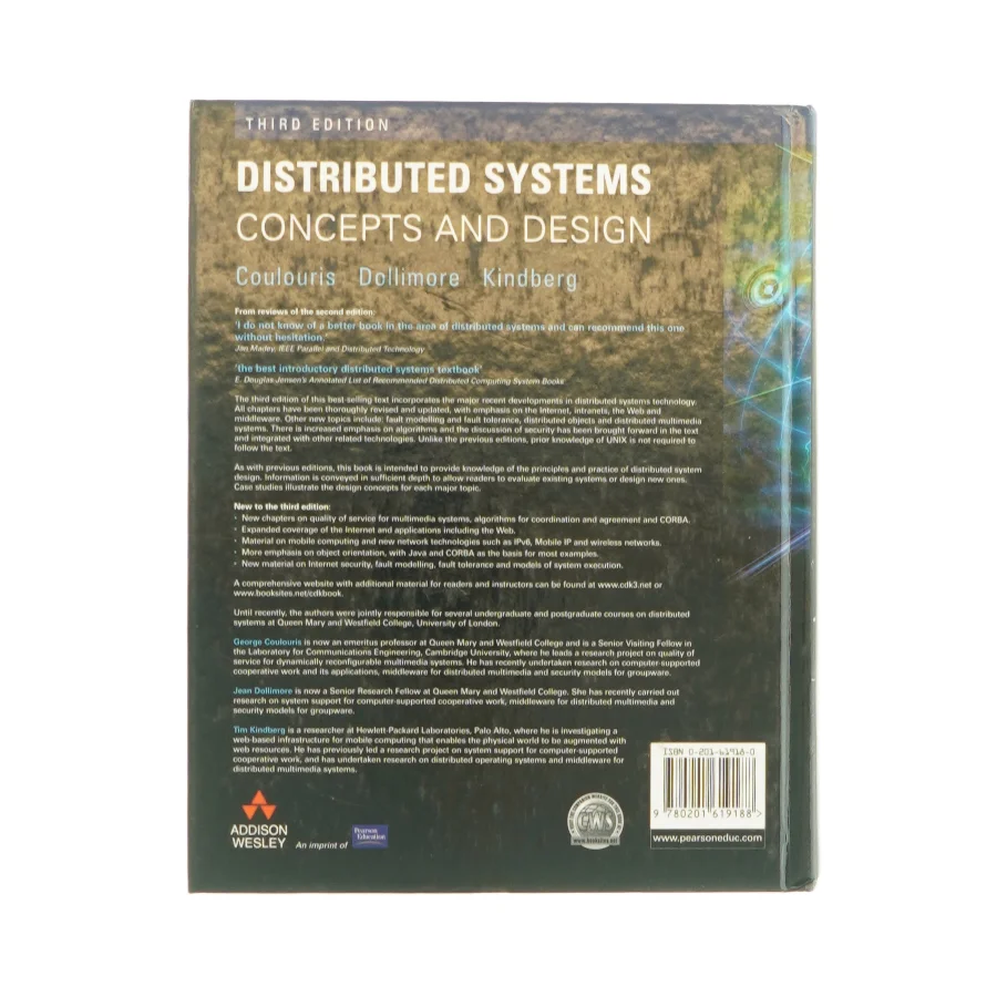 Distributed systems comcepts and design (bog)