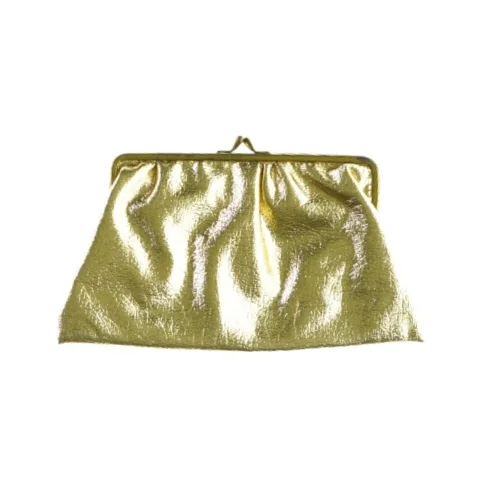 Guld pung med rum i midten og inderlommer