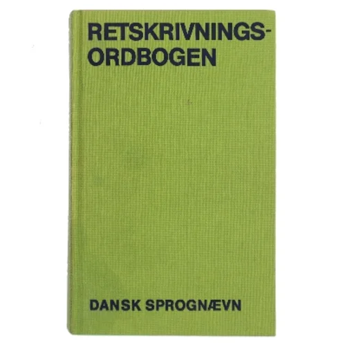 Retskrivningsordbogen af Dansk Sprognævn (Bog)