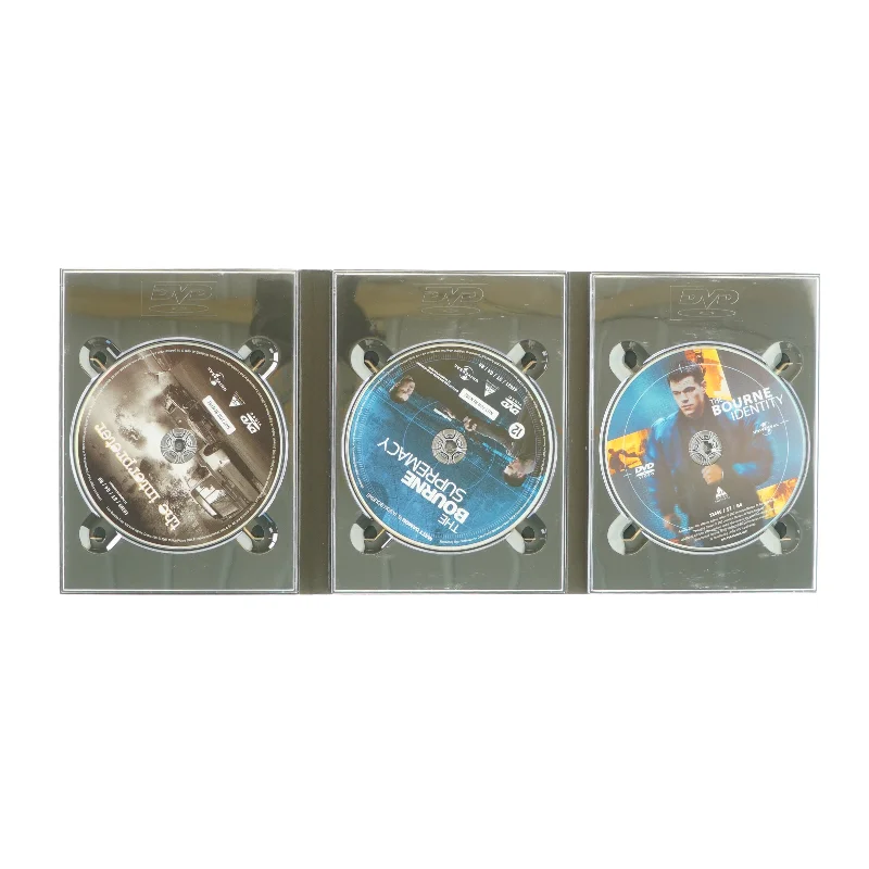 The Bourne Identity, The Bourne Supremacy og The Interpreter (DVD)