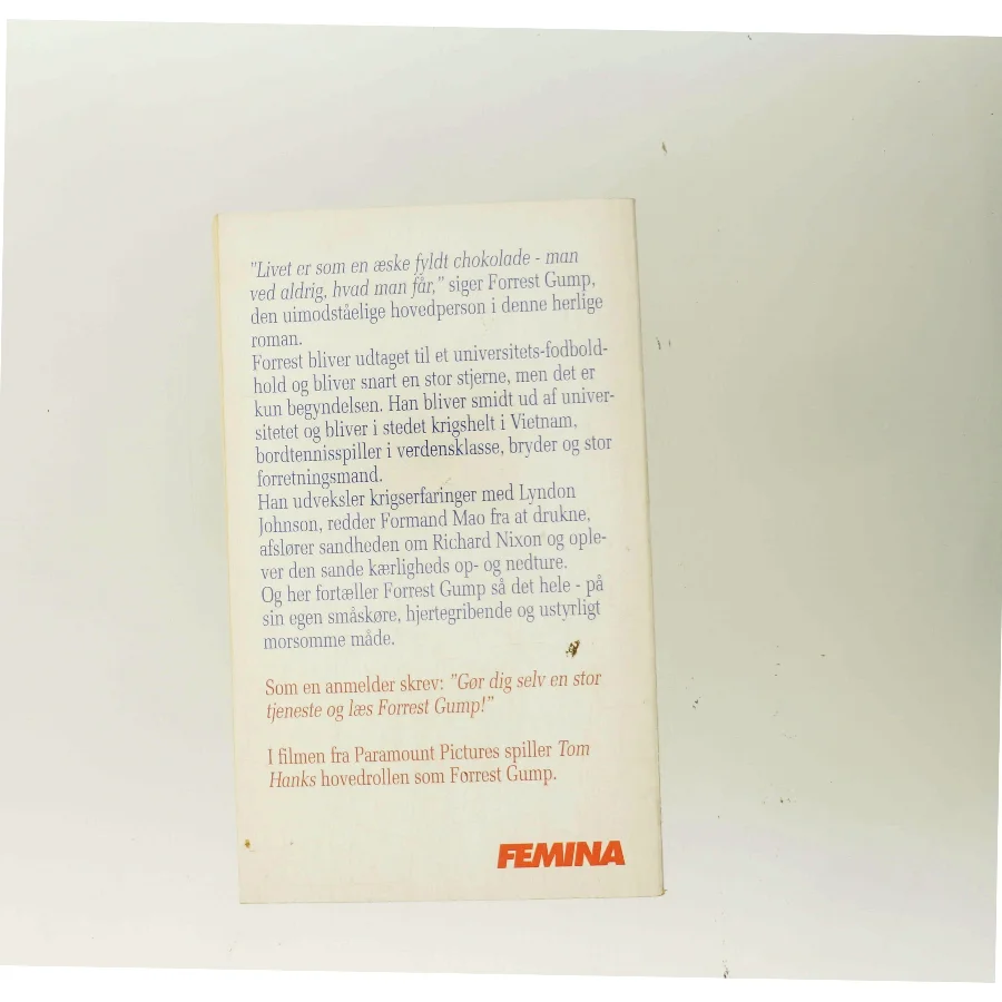 Forrest Gump af Winston Groom (Bog)