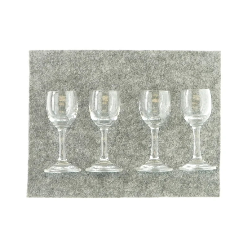 Snapse glas i klart glas (4 stk.) 