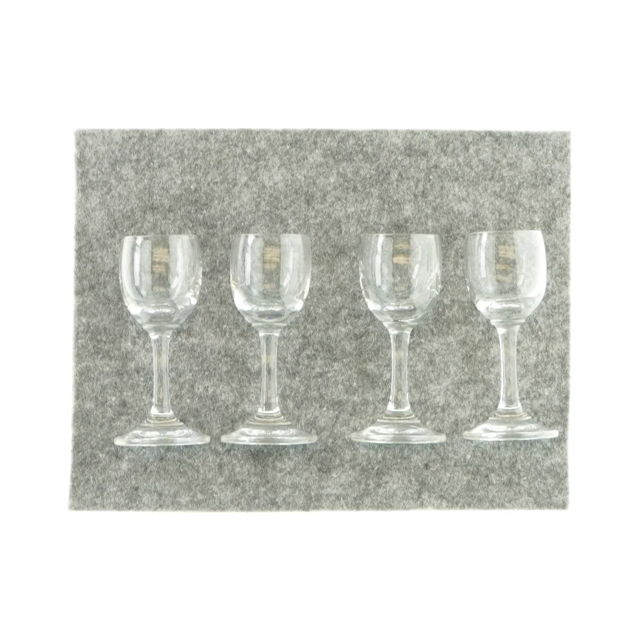 Snapse glas i klart glas (4 stk.) 