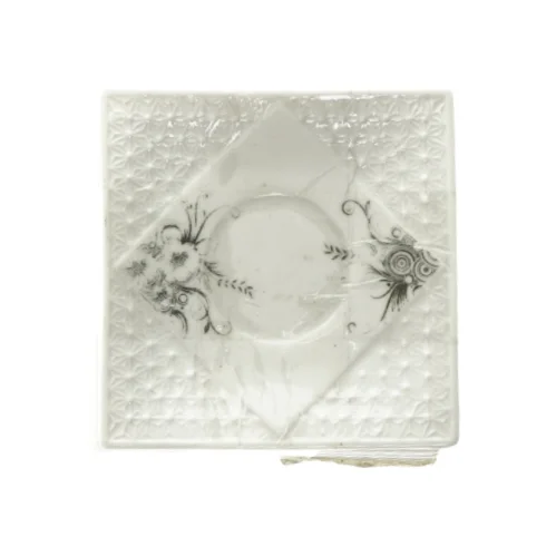 Firkantede tallerkner (6 stk) (str. 12x12 cm)