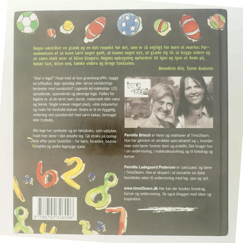 Legende let : Sådan vil børn elske at lære af Pernille og Pernille Brinch og Ladegaard Pedersen (Bog)