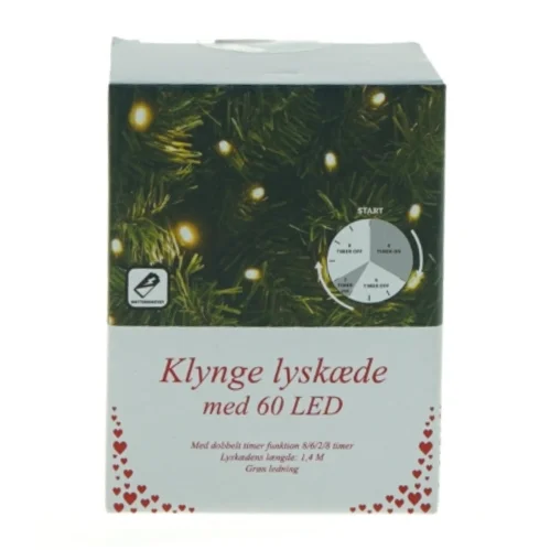 LED Klynge Lyskæde (str. 12 x, 9 x 6 cm)