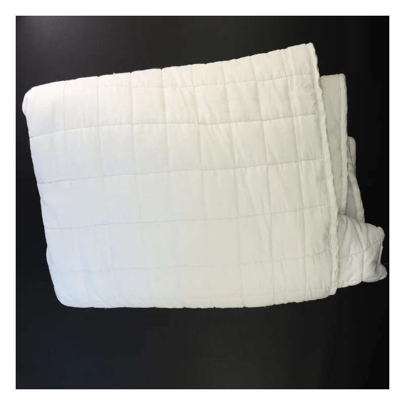 Hvid quiltet topmadras/-lagen fra Dreamzone (str. 90 x 200 cm)