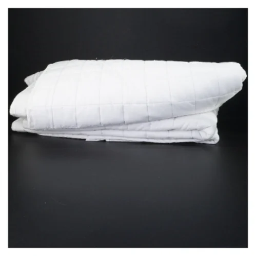 Hvid quiltet topmadras/-lagen fra Dreamzone (str. 90 x 200 cm)