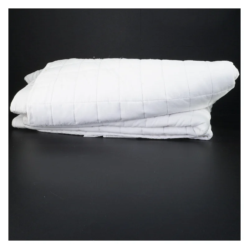 Hvid quiltet topmadras/-lagen fra Dreamzone (str. 90 x 200 cm)