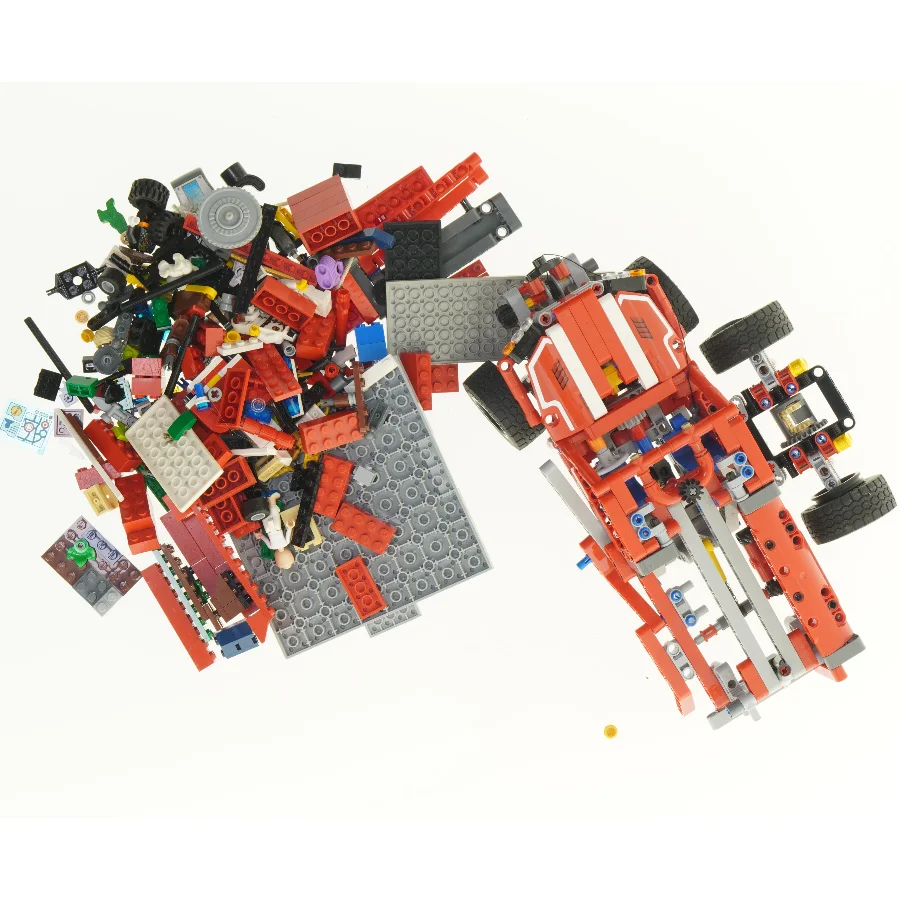 Blandet lego technic fra Lego (str. Ukendt)