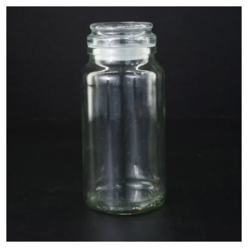 Glasbeholder med låg (str. 17 x 8 cm)