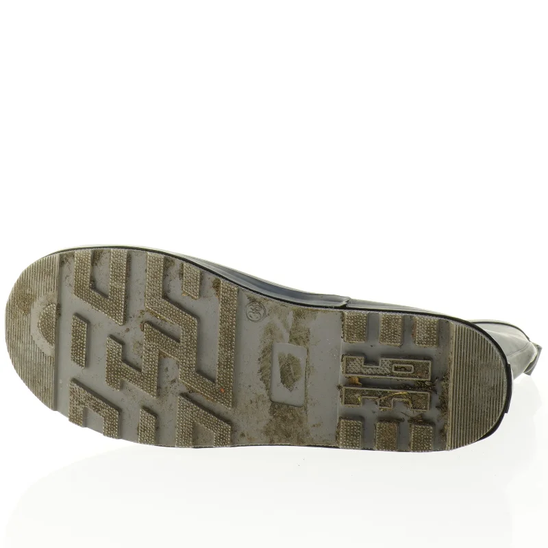 Sorte gummistøvler (str. 36)