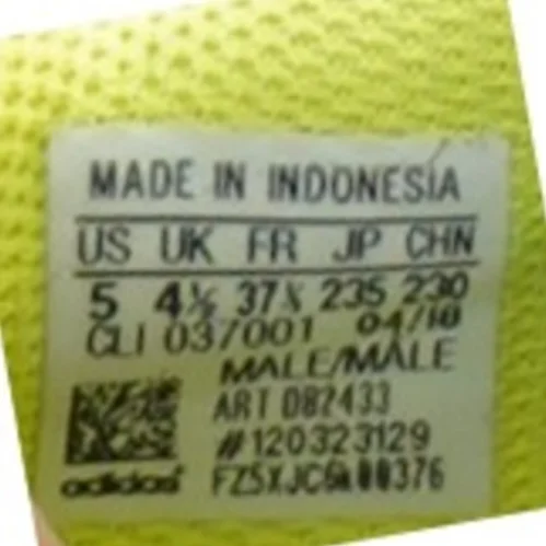 Sko fra Adidas 37(fodboldsko indendørs)