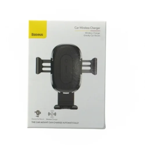 Trådløs biloplader og telefonholder fra Baseus