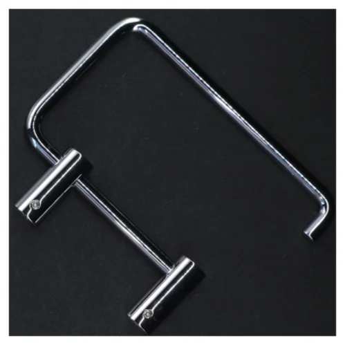 Toiletrolleholder i krom fra Børma (str. 3 x ø 1,5 cm 14 x 8,5 cm)