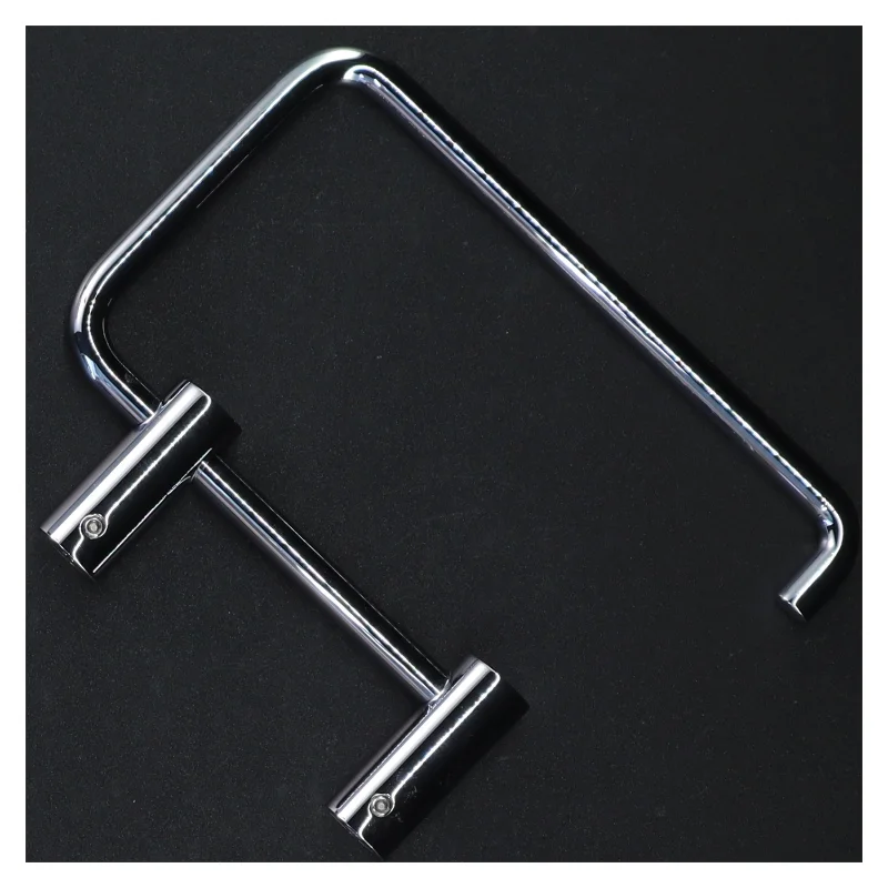 Toiletrolleholder i krom fra Børma (str. 3 x ø 1,5 cm 14 x 8,5 cm)