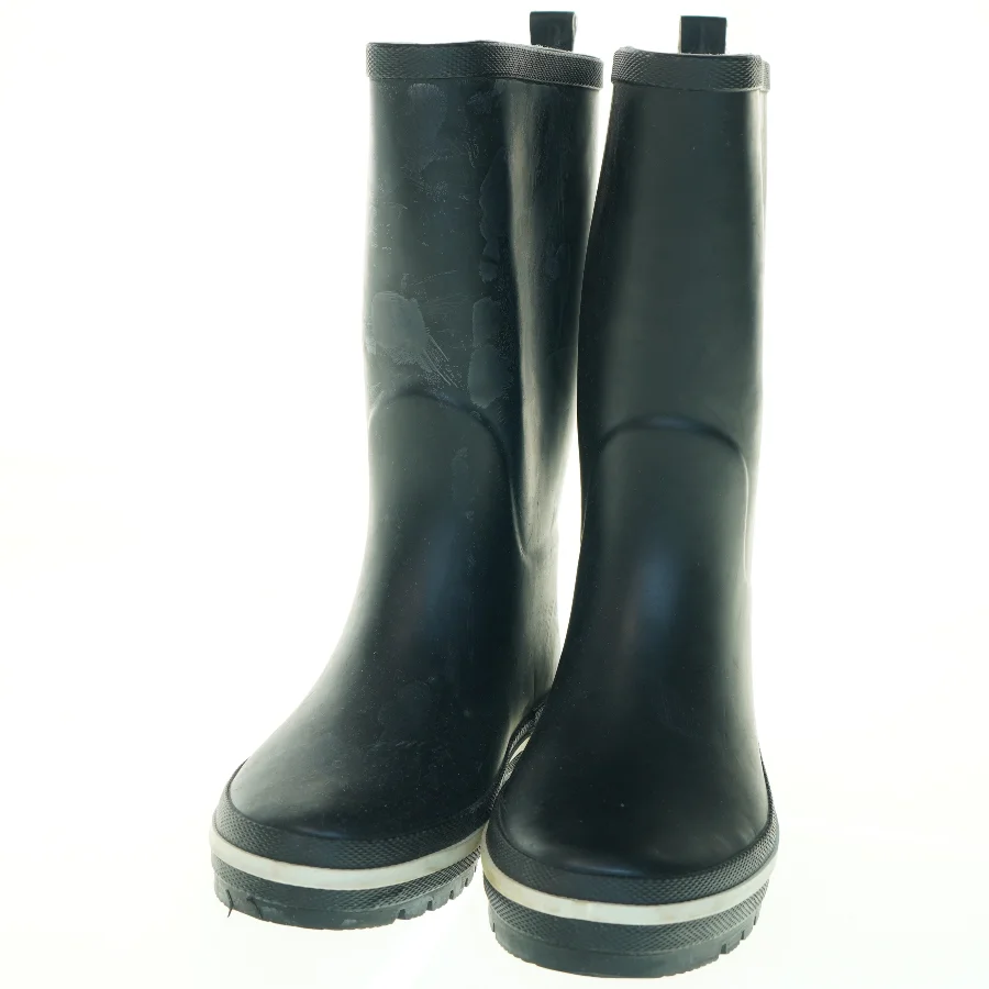 Sorte gummistøvler fra M 7 9 (str. 37 )