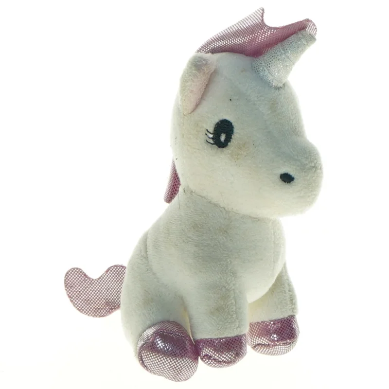 Enhjørning tøjdyr (str. 10 cm)