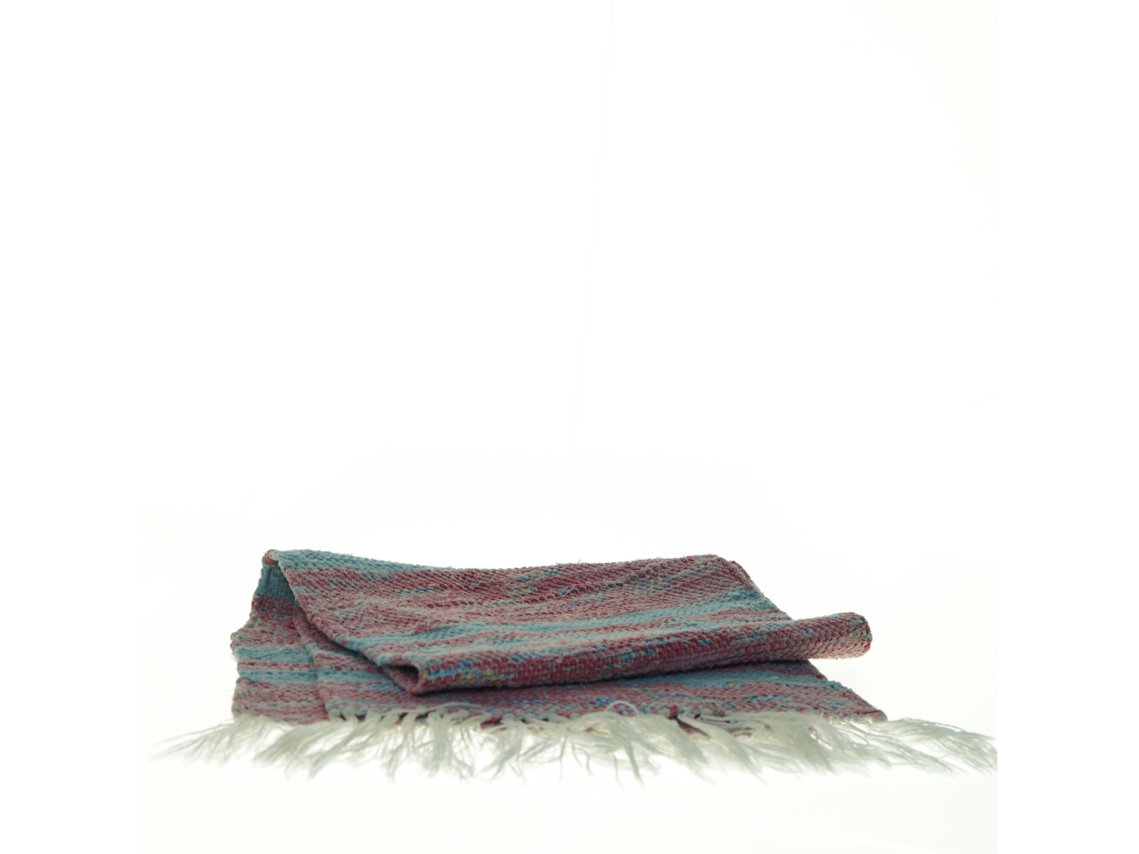 Trasmatta Vævet løber kludetæppe  (str. 82 x 27 cm)