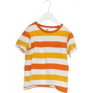 Stribet T-Shirt fra H&M (str. 122)