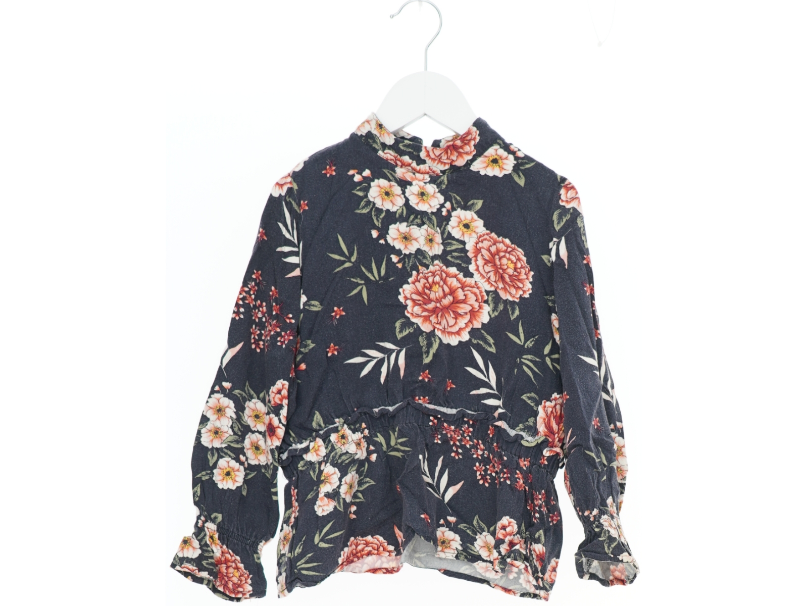 Bluse med blomsterprint fra Name It (str. 128)