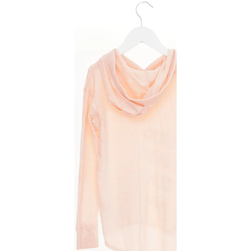 Langærmet hættetrøje med print fra H&M (str. 140)