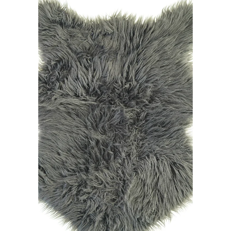 Langhåret gråtæppe (str. 85 x 60 cm)