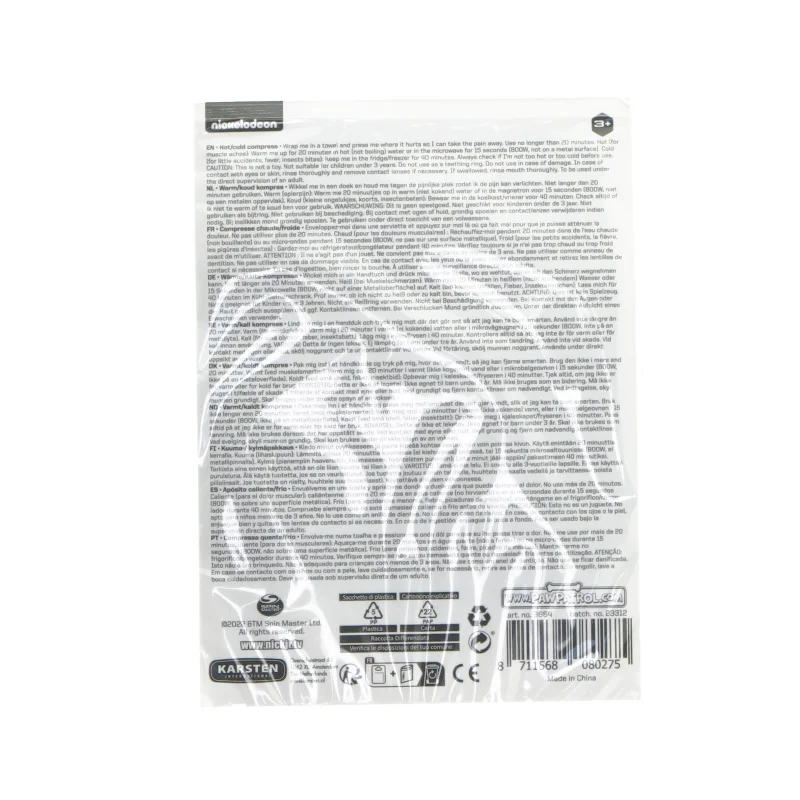 Nickelodeon varm/kold kompres fra Nickelodeon (str. 10x10 cm)