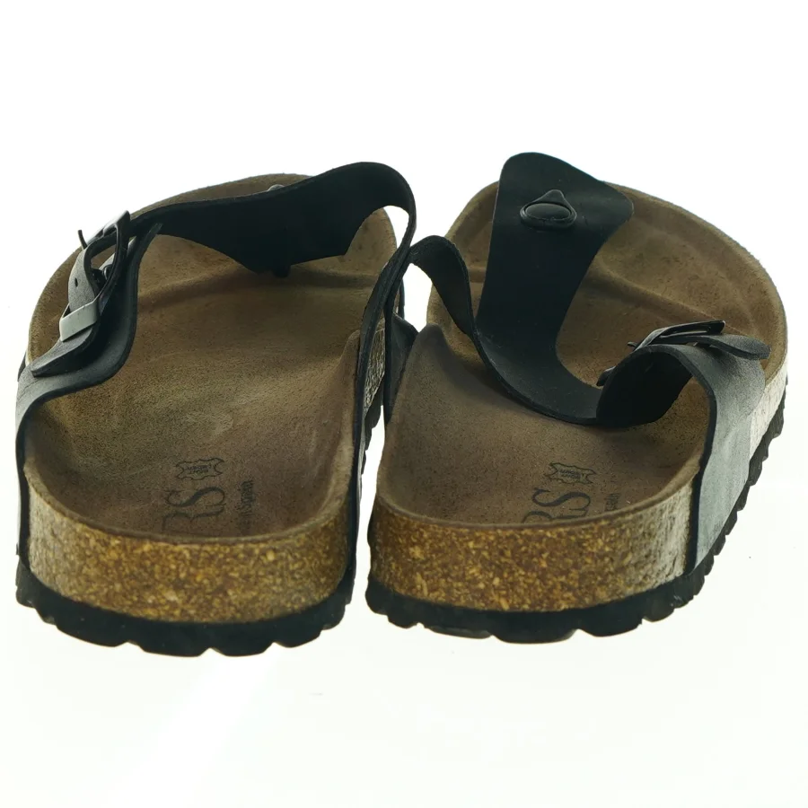 Brugte sorte sandaler fra VRS (str. 42)