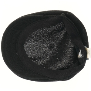 Round sort hat fra Kangol (str. Ø 21 cm)