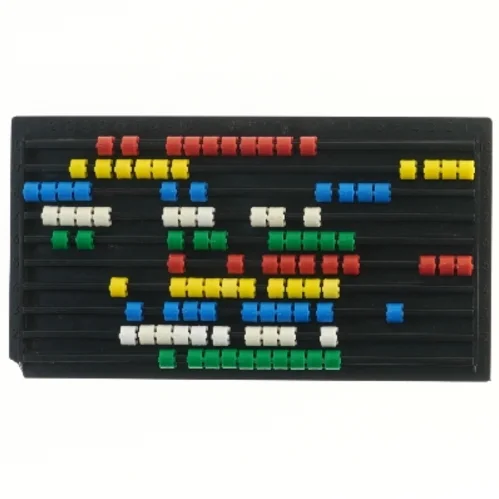 Beregner med farvede perler (str. 28x15 cm)