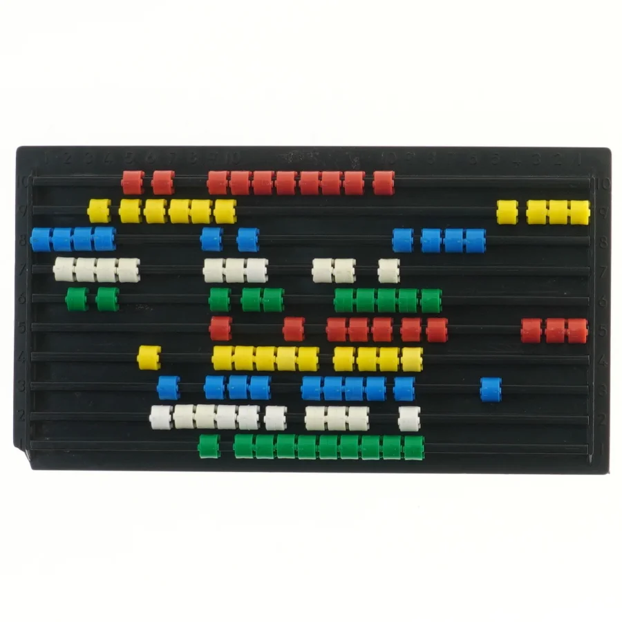 Beregner med farvede perler (str. 28x15 cm)