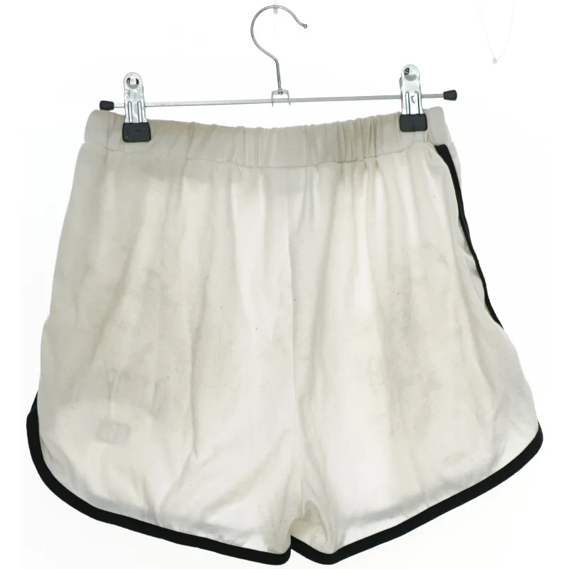 Hvide shorts med sort kant fra SHEIN  (str. 170)