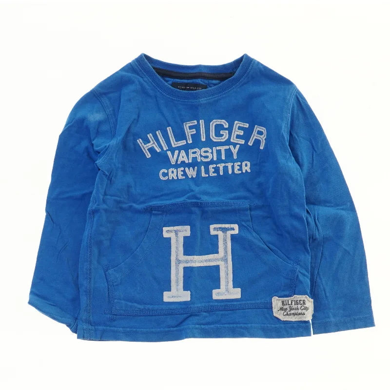 Langærmet blå trøje fra Tommy Hilfiger fra Tommy Hilfiger (str. 104)
